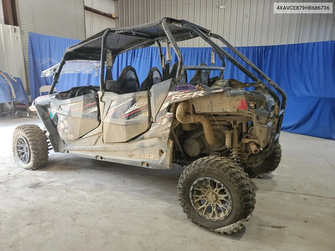 2017 Polaris Rzr 4 900 Eps VIN: 4XAVCE879HB686736 Lot: 68711264