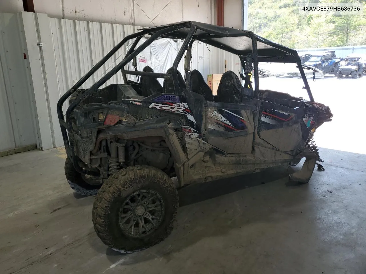 2017 Polaris Rzr 4 900 Eps VIN: 4XAVCE879HB686736 Lot: 68711264