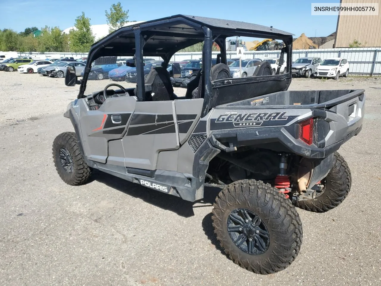 2017 Polaris General 4 1000 Eps VIN: 3NSRHE999HH005776 Lot: 69203114