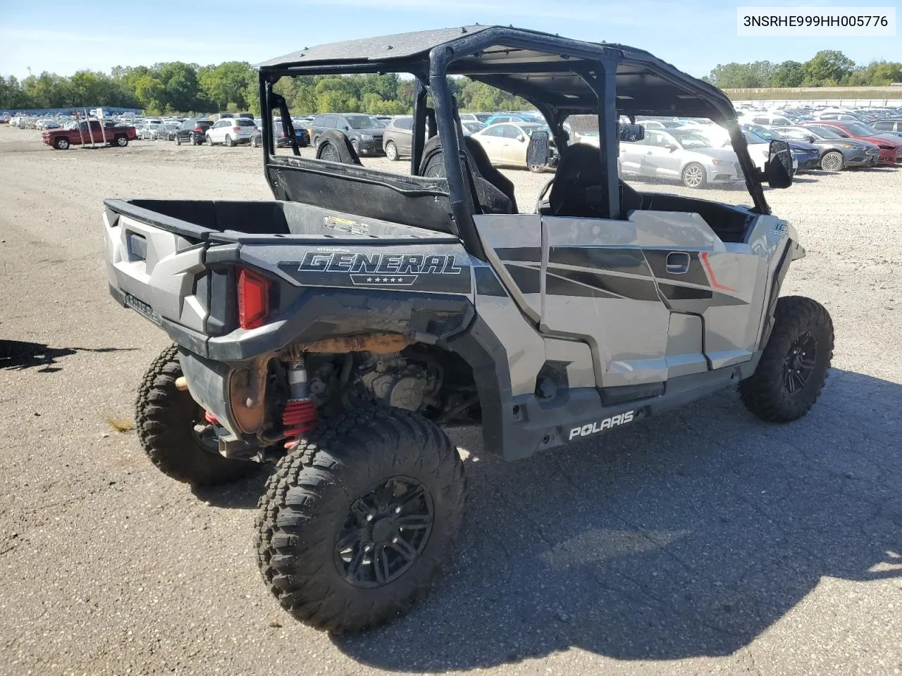 2017 Polaris General 4 1000 Eps VIN: 3NSRHE999HH005776 Lot: 69203114