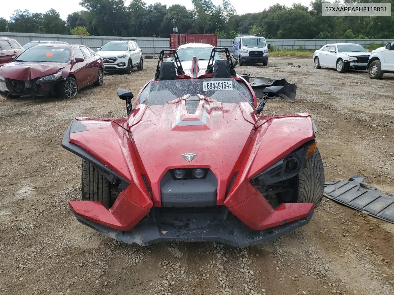 2017 Polaris Slingshot Sl VIN: 57XAAPFA8H8118831 Lot: 69449154