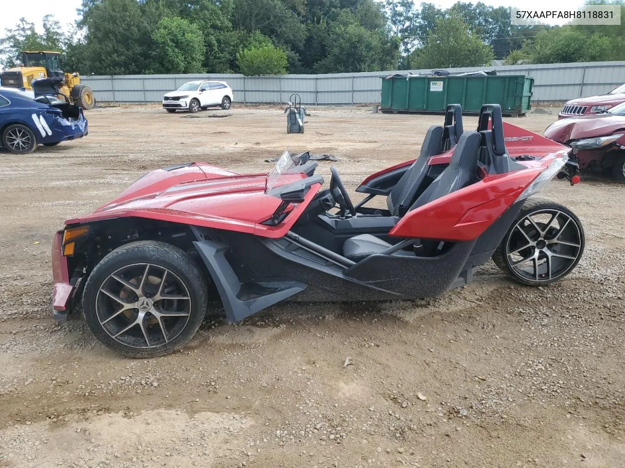 2017 Polaris Slingshot Sl VIN: 57XAAPFA8H8118831 Lot: 69449154