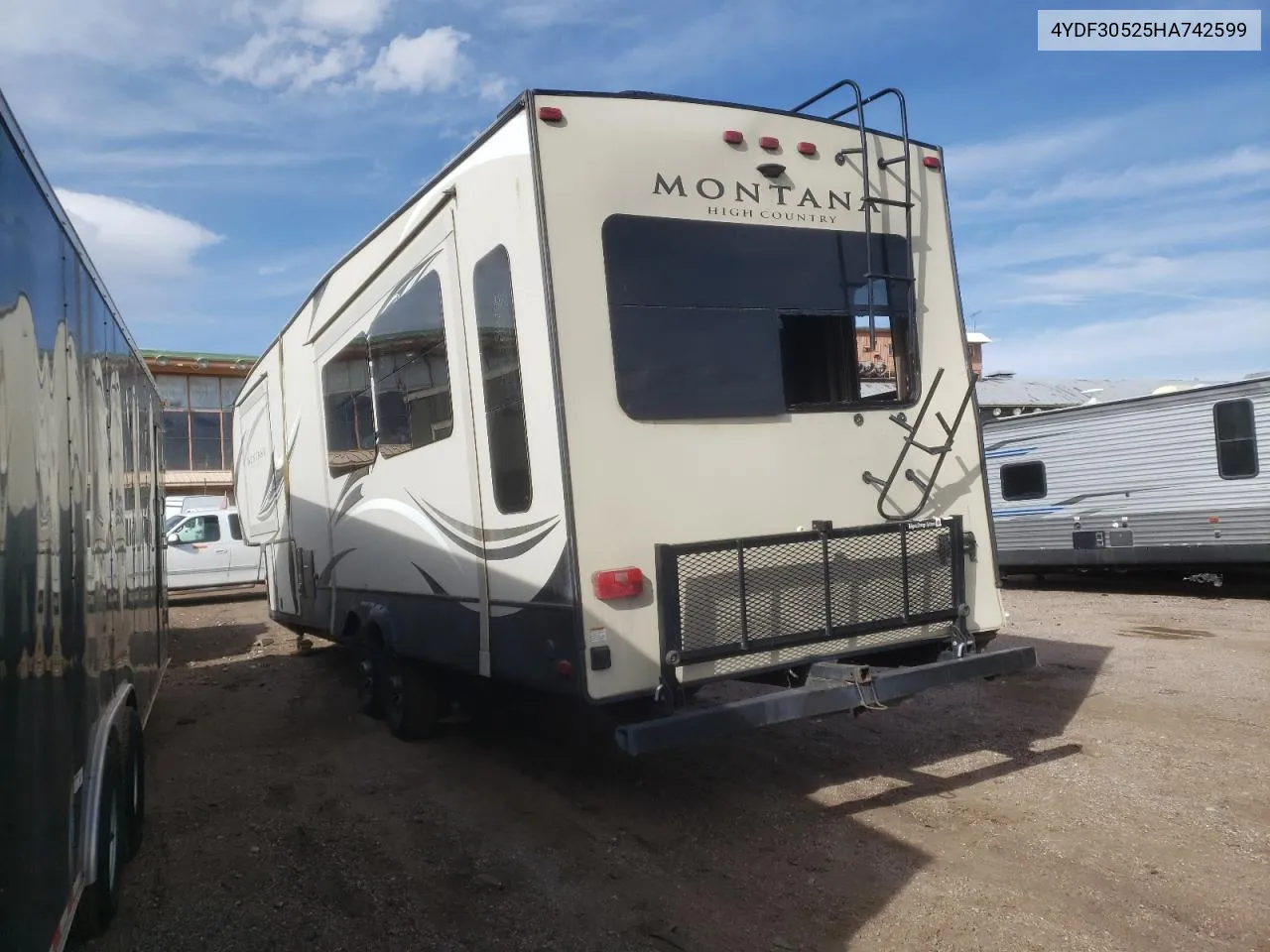 4YDF30525HA742599 2017 Keystone Montana