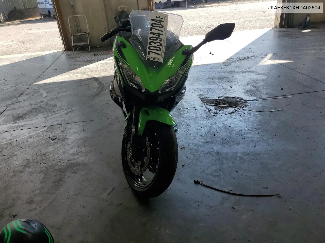 2017 Kawasaki Ex650 F VIN: JKAEXEK1XHDA02604 Lot: 70394704