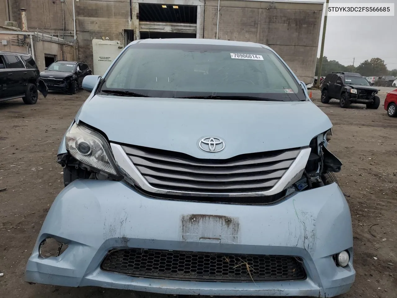 5TDYK3DC2FS566685 2017 Toyota Sienna Xle