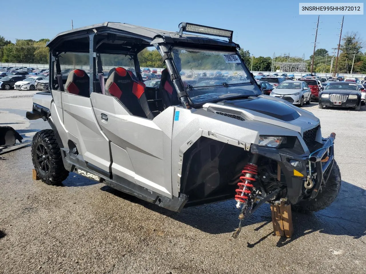 2017 Polaris General 4 1000 Eps VIN: 3NSRHE995HH872012 Lot: 70987904