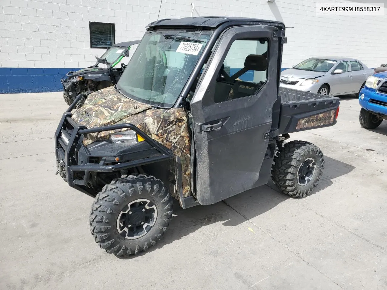 2017 Polaris Ranger Xp 1000 Eps VIN: 4XARTE999H8558317 Lot: 71025734