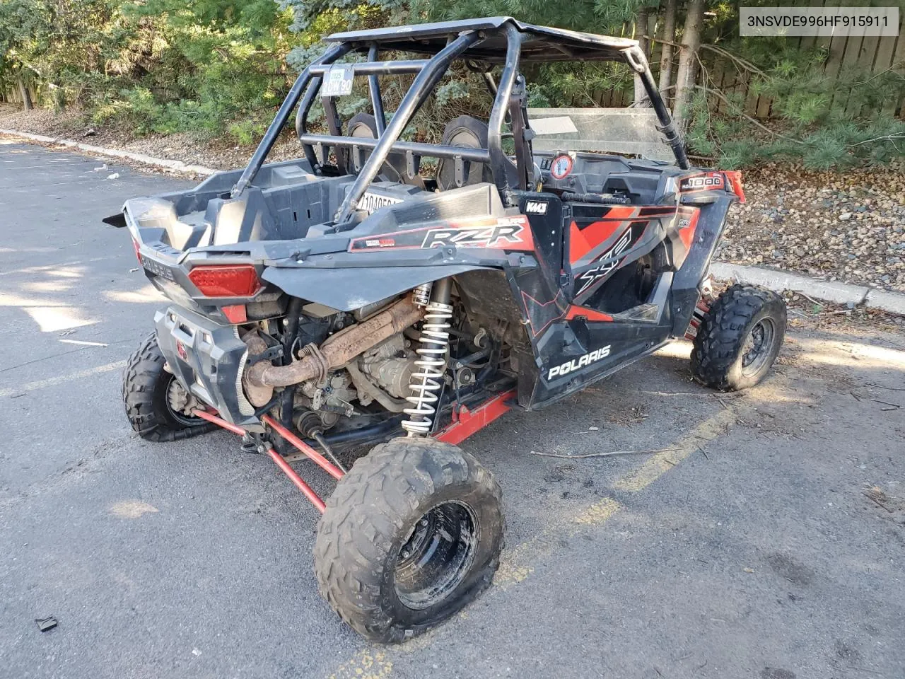 2017 Polaris Rzr Xp 1000 Eps VIN: 3NSVDE996HF915911 Lot: 71040594