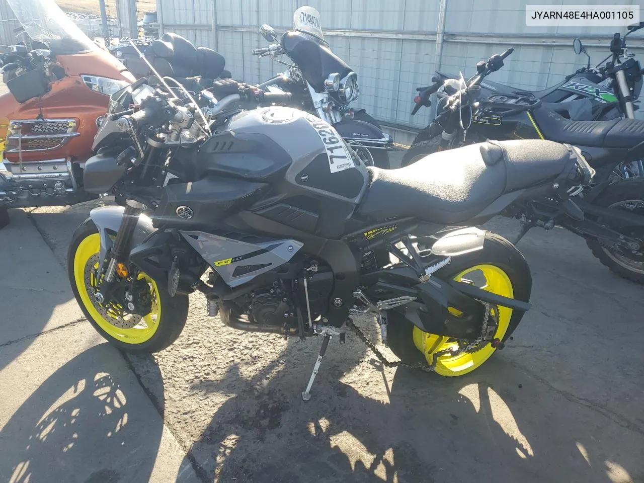 JYARN48E4HA001105 2017 Yamaha Fz10