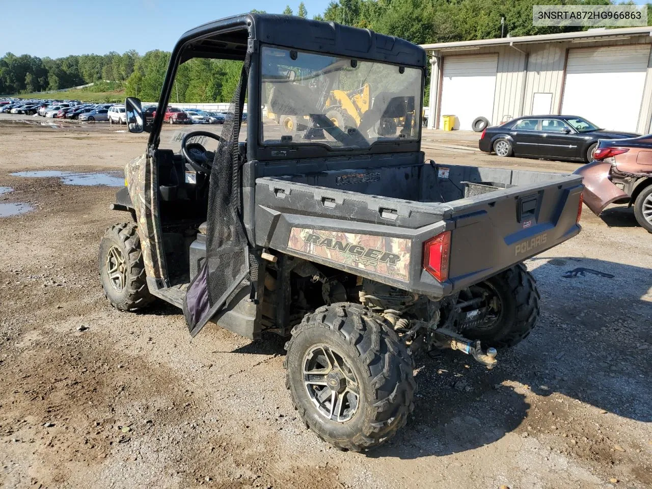 2017 Polaris Ranger Xp 900 VIN: 3NSRTA872HG966863 Lot: 71793244