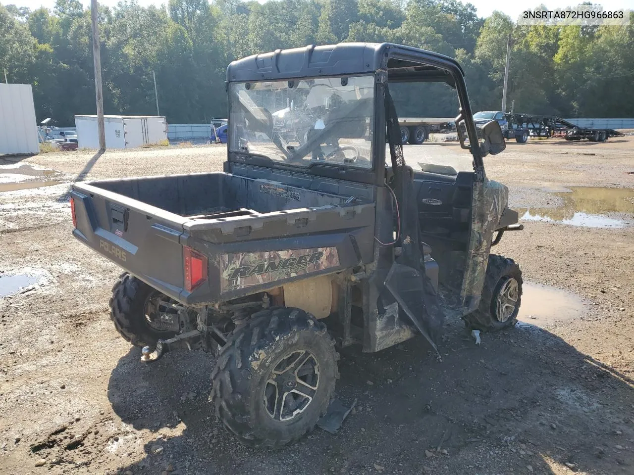 2017 Polaris Ranger Xp 900 VIN: 3NSRTA872HG966863 Lot: 71793244