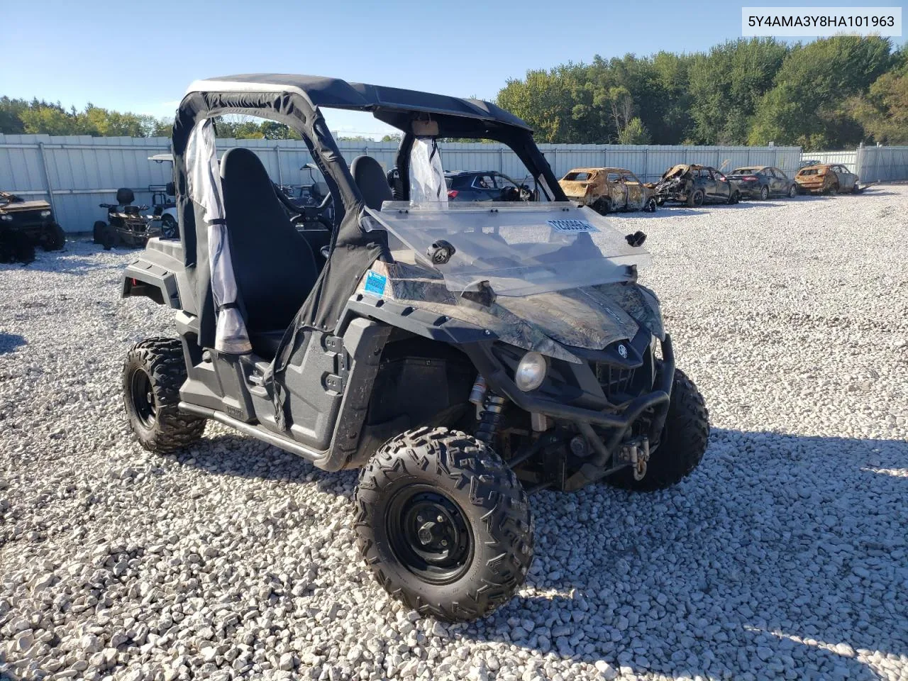 2017 Yamaha Yxe700 E VIN: 5Y4AMA3Y8HA101963 Lot: 72389964