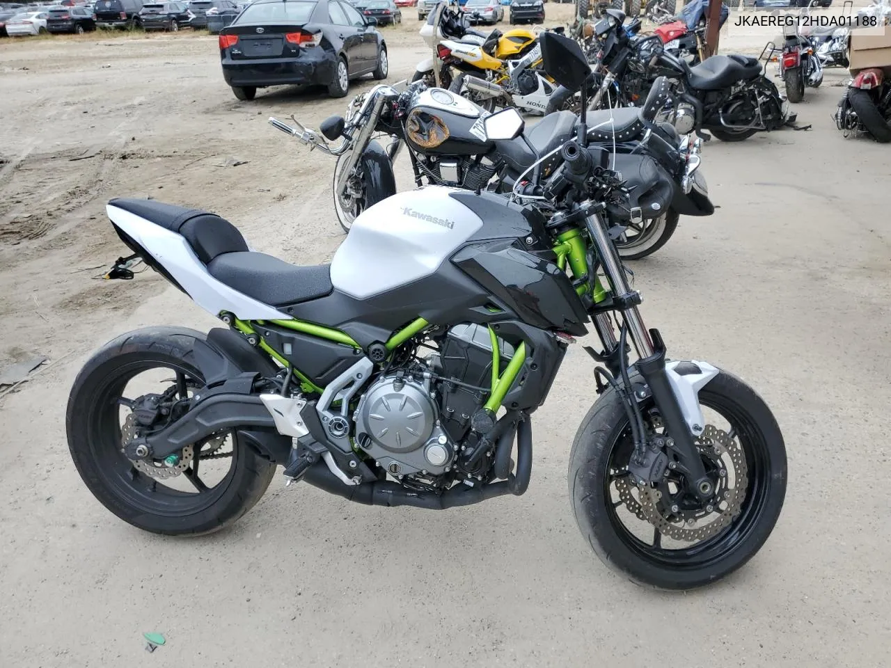 2017 Kawasaki Er650 G VIN: JKAEREG12HDA01188 Lot: 72884014