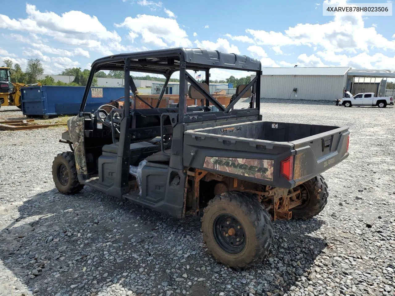 2017 Polaris Ranger Crew Xp 900 Eps VIN: 4XARVE878H8023506 Lot: 73326294