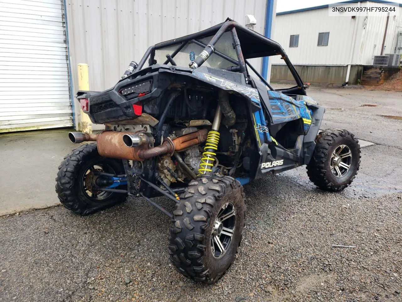 2017 Polaris Rzr Xp 1000 Eps VIN: 3NSVDK997HF795244 Lot: 73456604