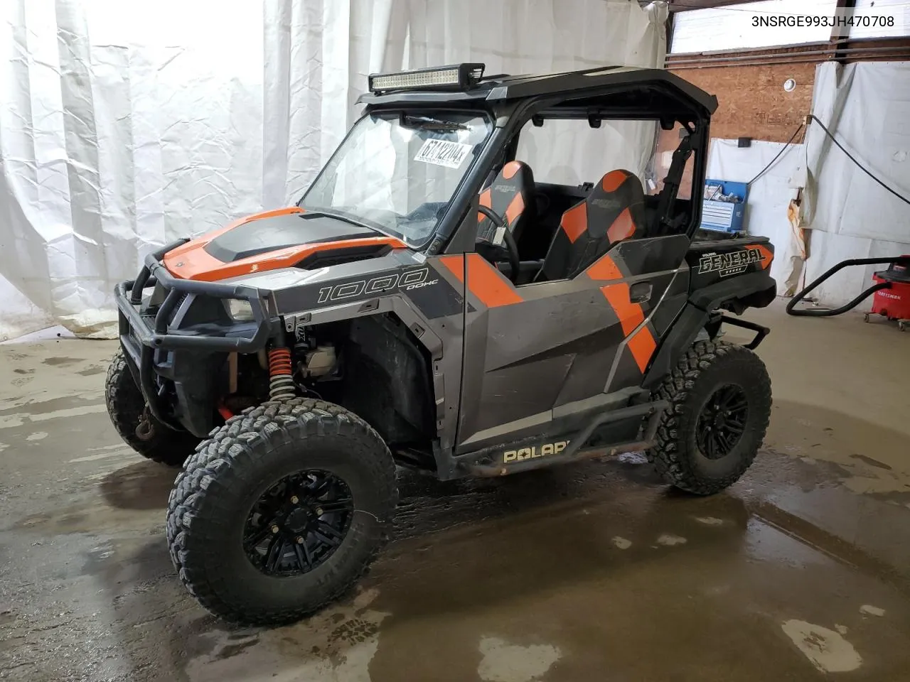 2018 Polaris General 1000 Eps VIN: 3NSRGE993JH470708 Lot: 67442204