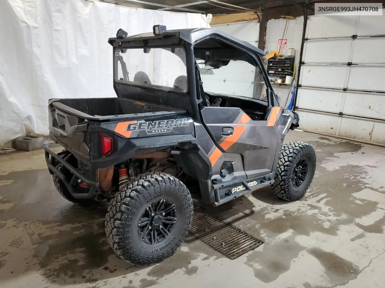 2018 Polaris General 1000 Eps VIN: 3NSRGE993JH470708 Lot: 67442204