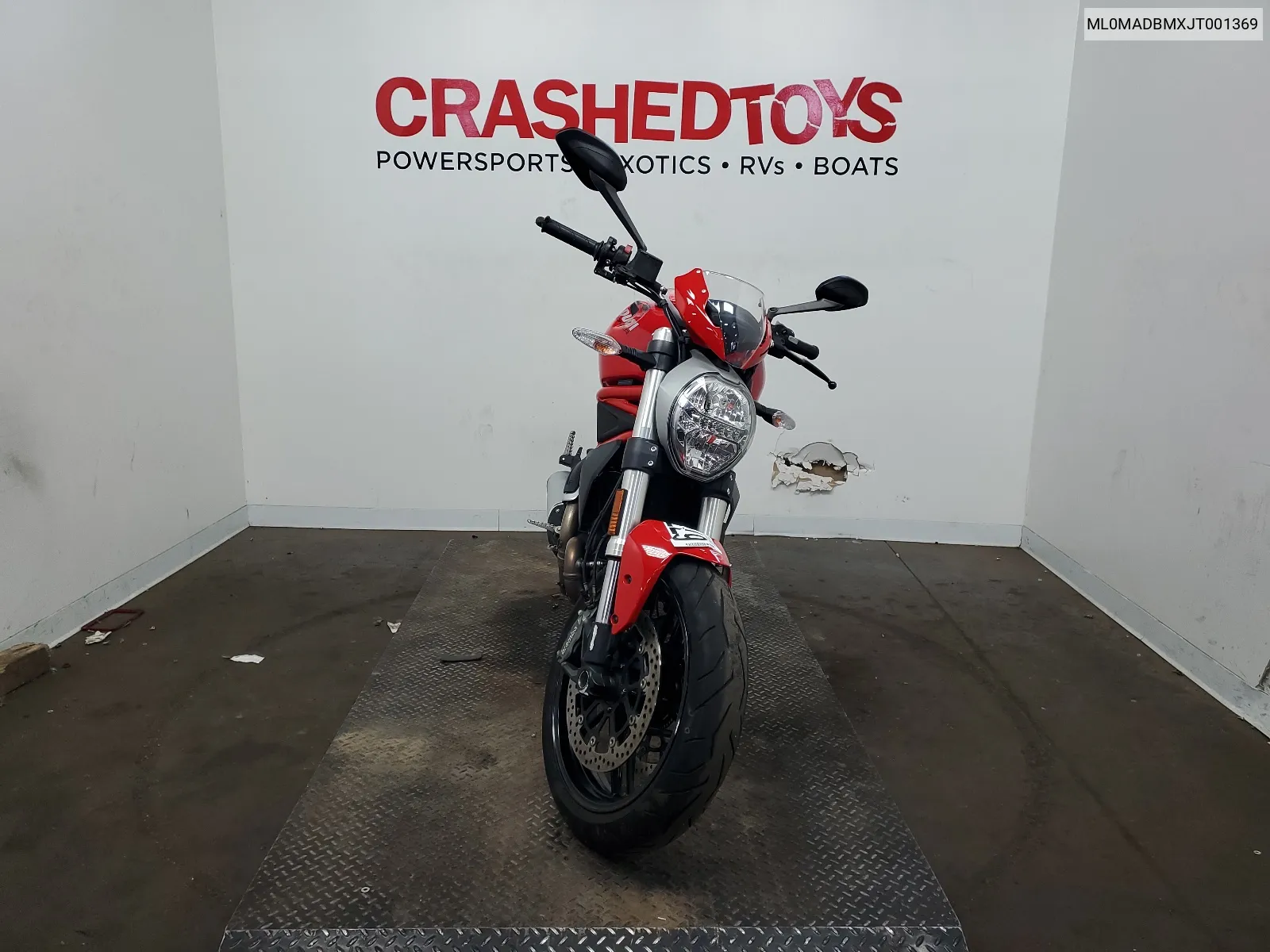 ML0MADBMXJT001369 2018 Ducati Monster 797+