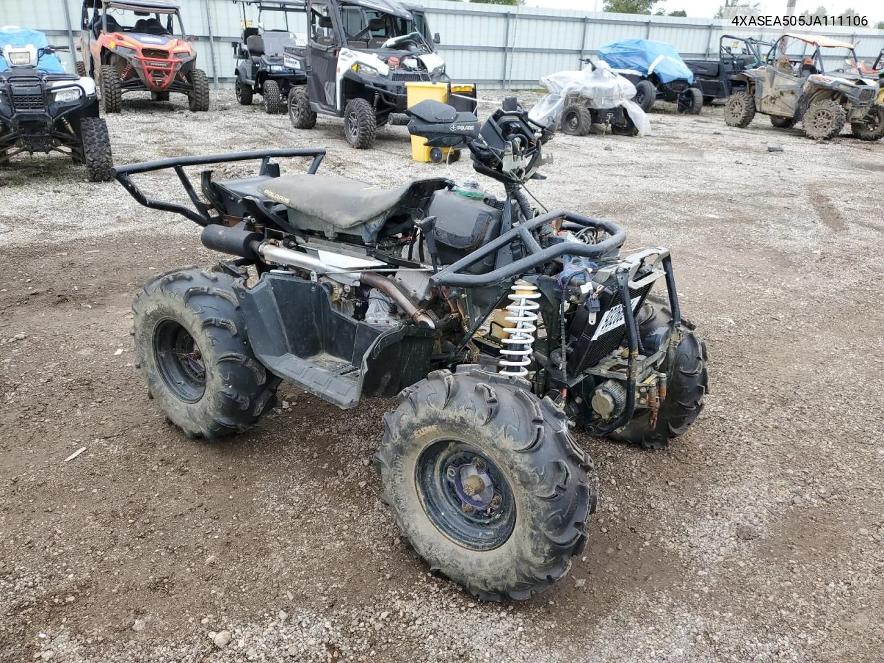 2018 Polaris Sportsman 450 H.o. VIN: 4XASEA505JA111106 Lot: 69326624