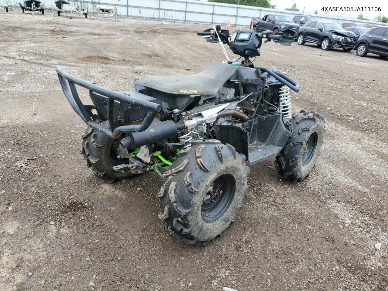 2018 Polaris Sportsman 450 H.o. VIN: 4XASEA505JA111106 Lot: 69326624