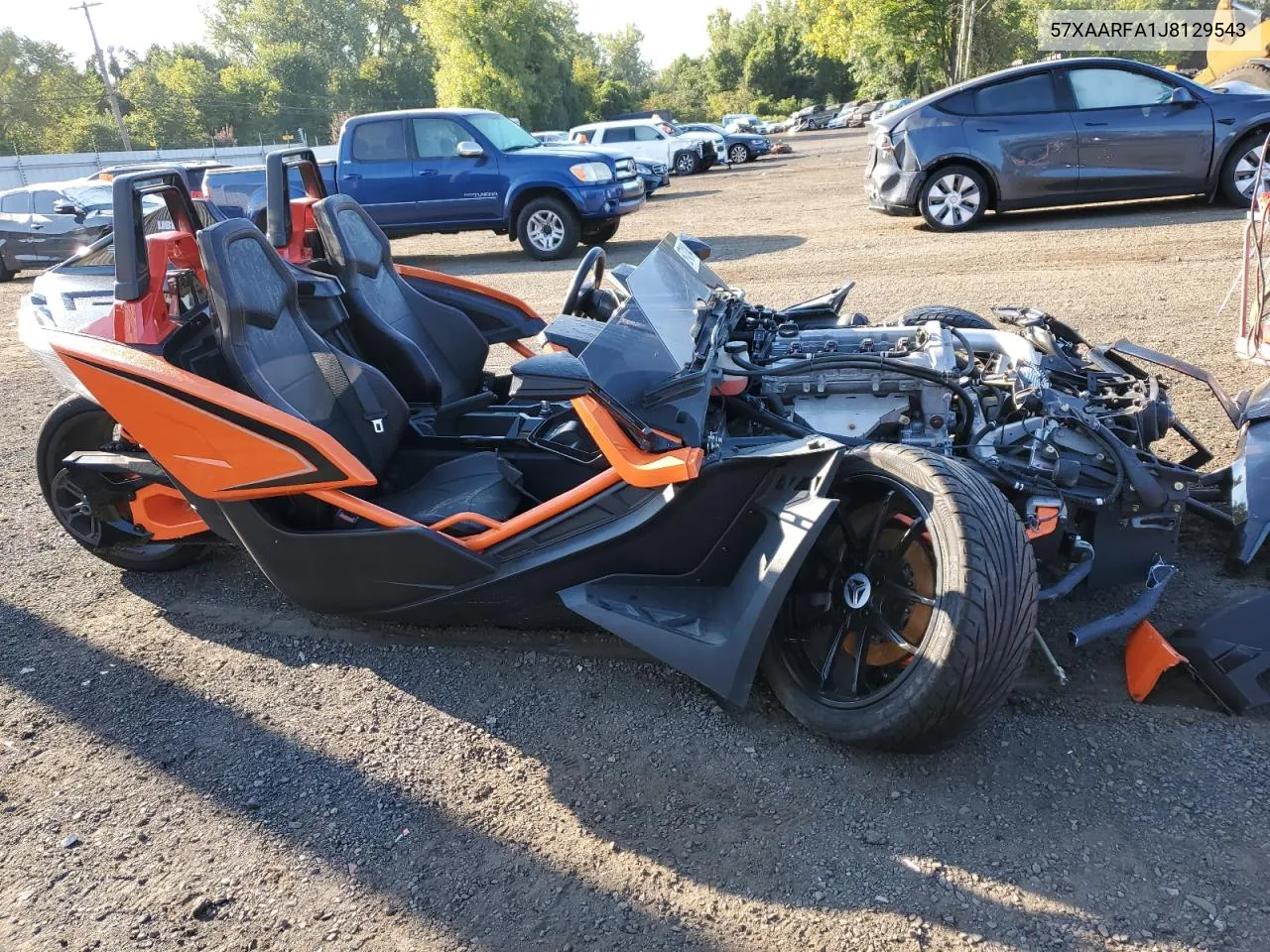 2018 Polaris Slingshot Slr VIN: 57XAARFA1J8129543 Lot: 69742104