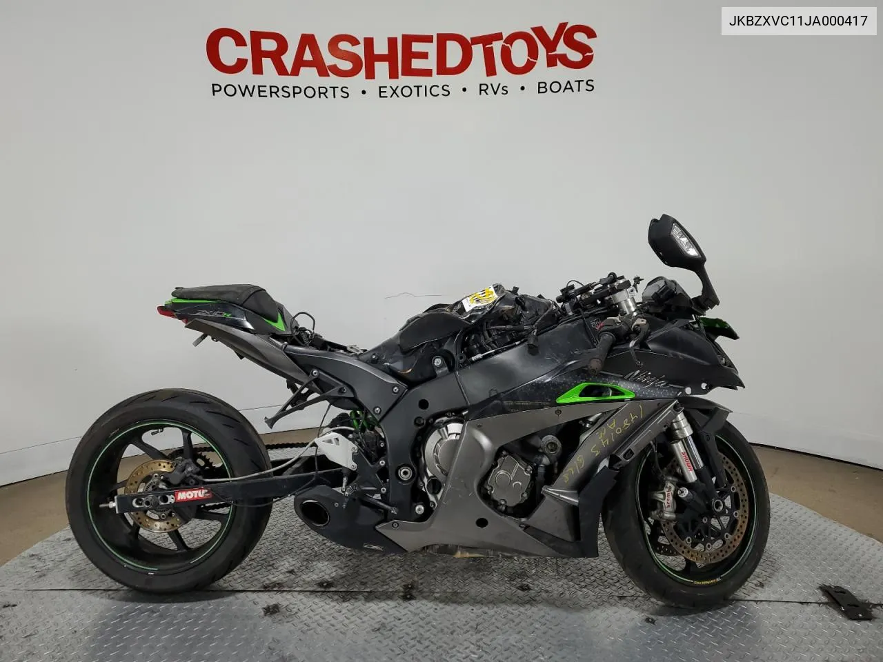 2018 Kawasaki Zx1000 R VIN: JKBZXVC11JA000417 Lot: 71222044