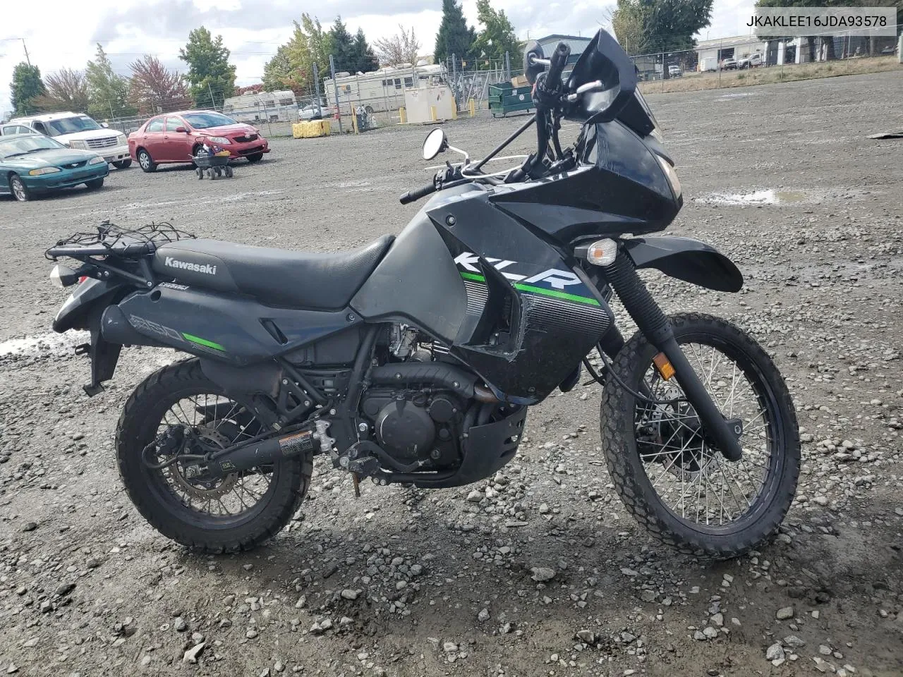 2018 Kawasaki Kl650 E VIN: JKAKLEE16JDA93578 Lot: 71293884