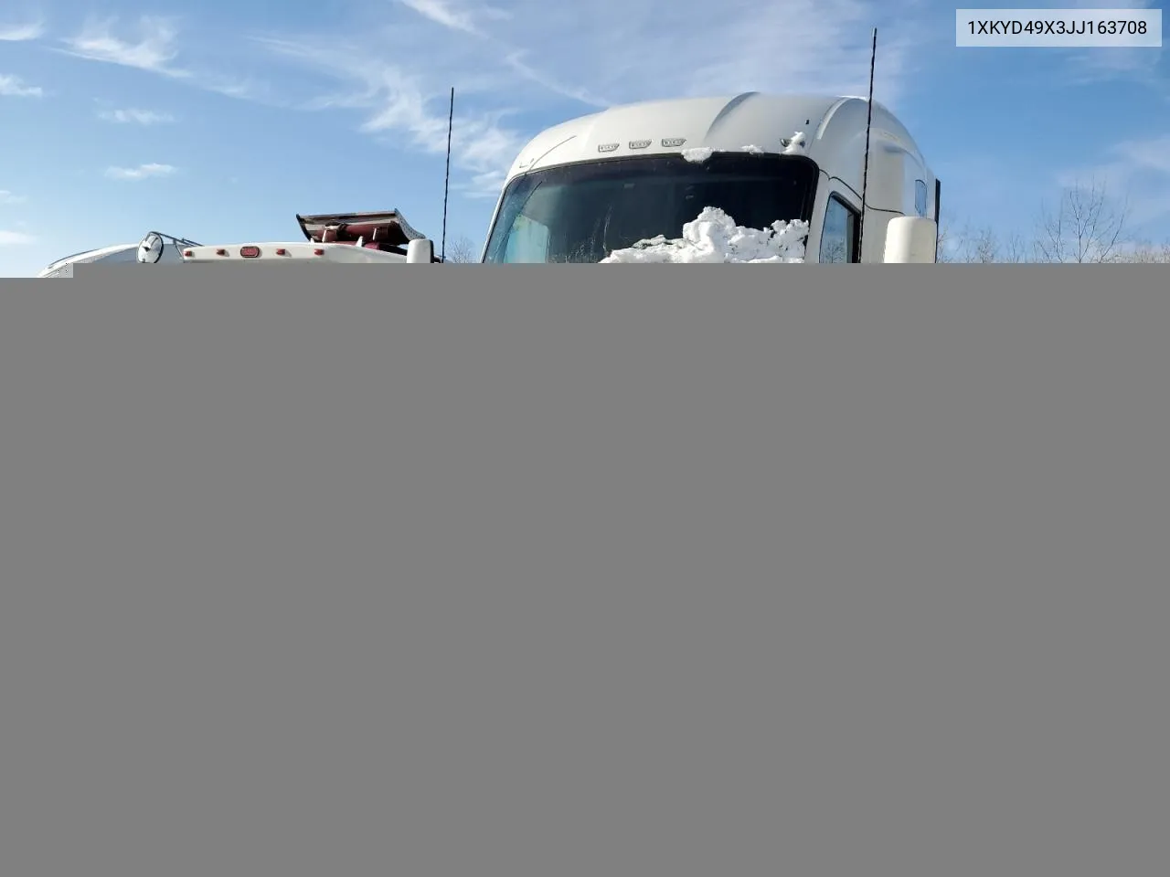 1XKYD49X3JJ163708 2018 Kenworth Construction T680