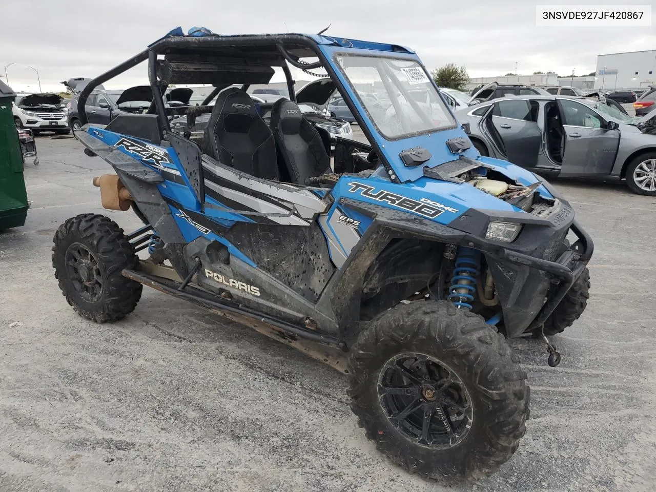 2018 Polaris Rzr Xp Turbo Eps VIN: 3NSVDE927JF420867 Lot: 71435864