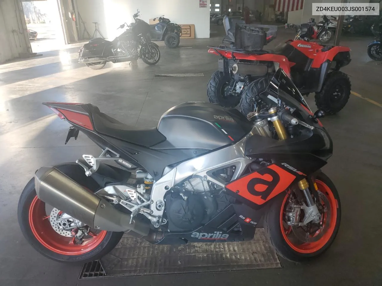 2018 Aprilia Rsv4 VIN: ZD4KEU003JS001574 Lot: 71634914