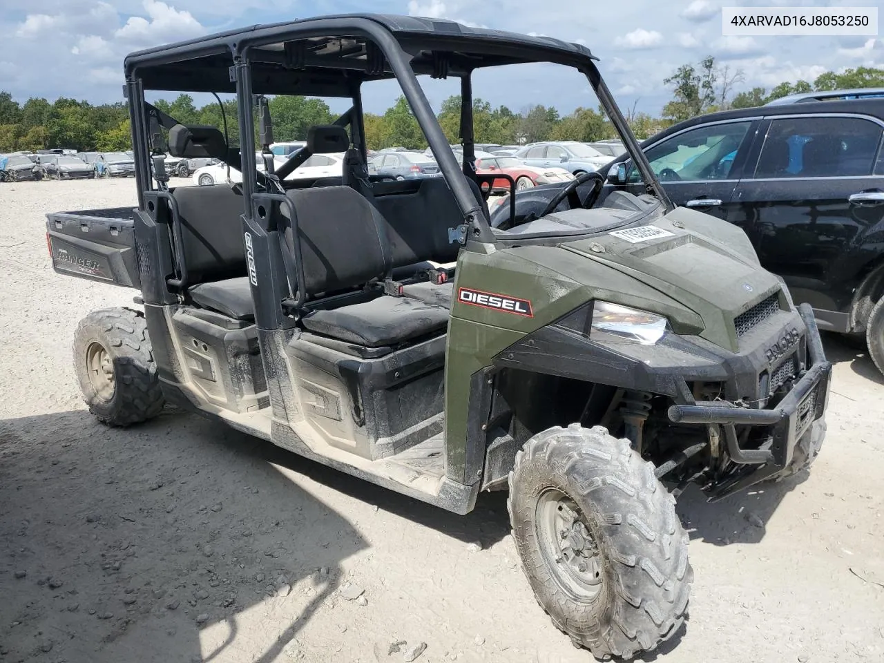 2018 Polaris Ranger Crew Diesel VIN: 4XARVAD16J8053250 Lot: 71930554