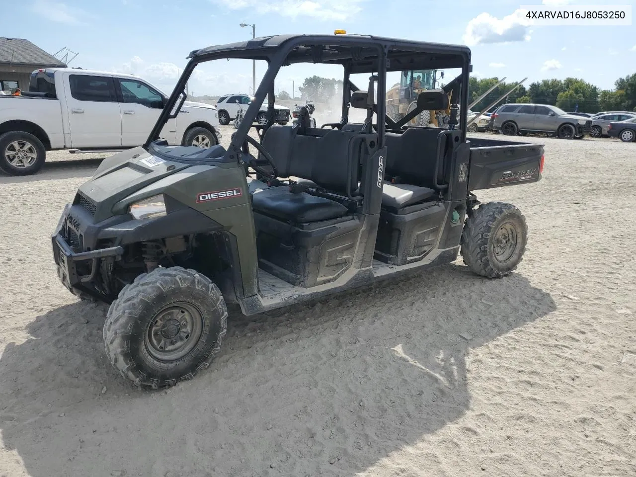 2018 Polaris Ranger Crew Diesel VIN: 4XARVAD16J8053250 Lot: 71930554