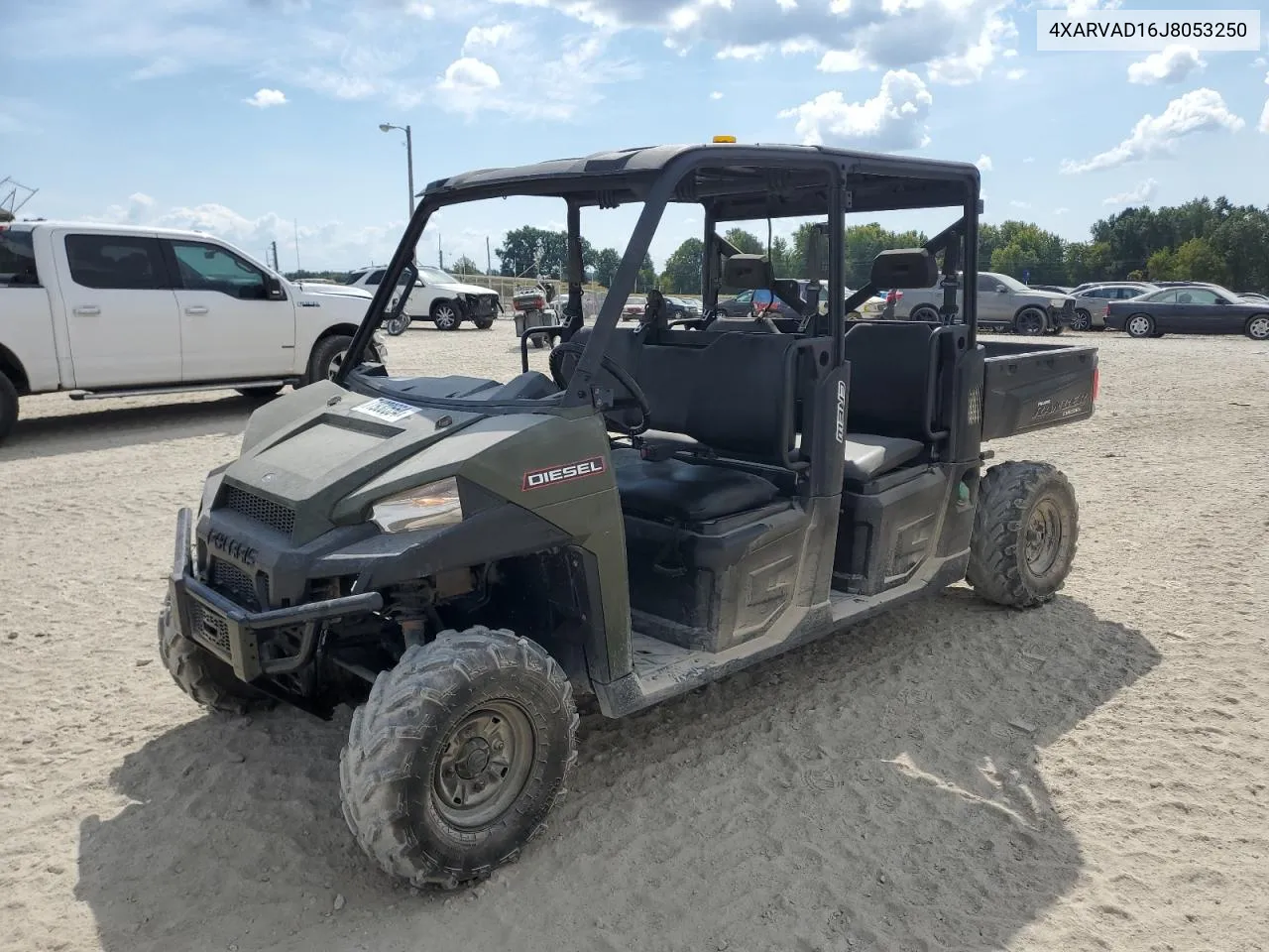 2018 Polaris Ranger Crew Diesel VIN: 4XARVAD16J8053250 Lot: 71930554