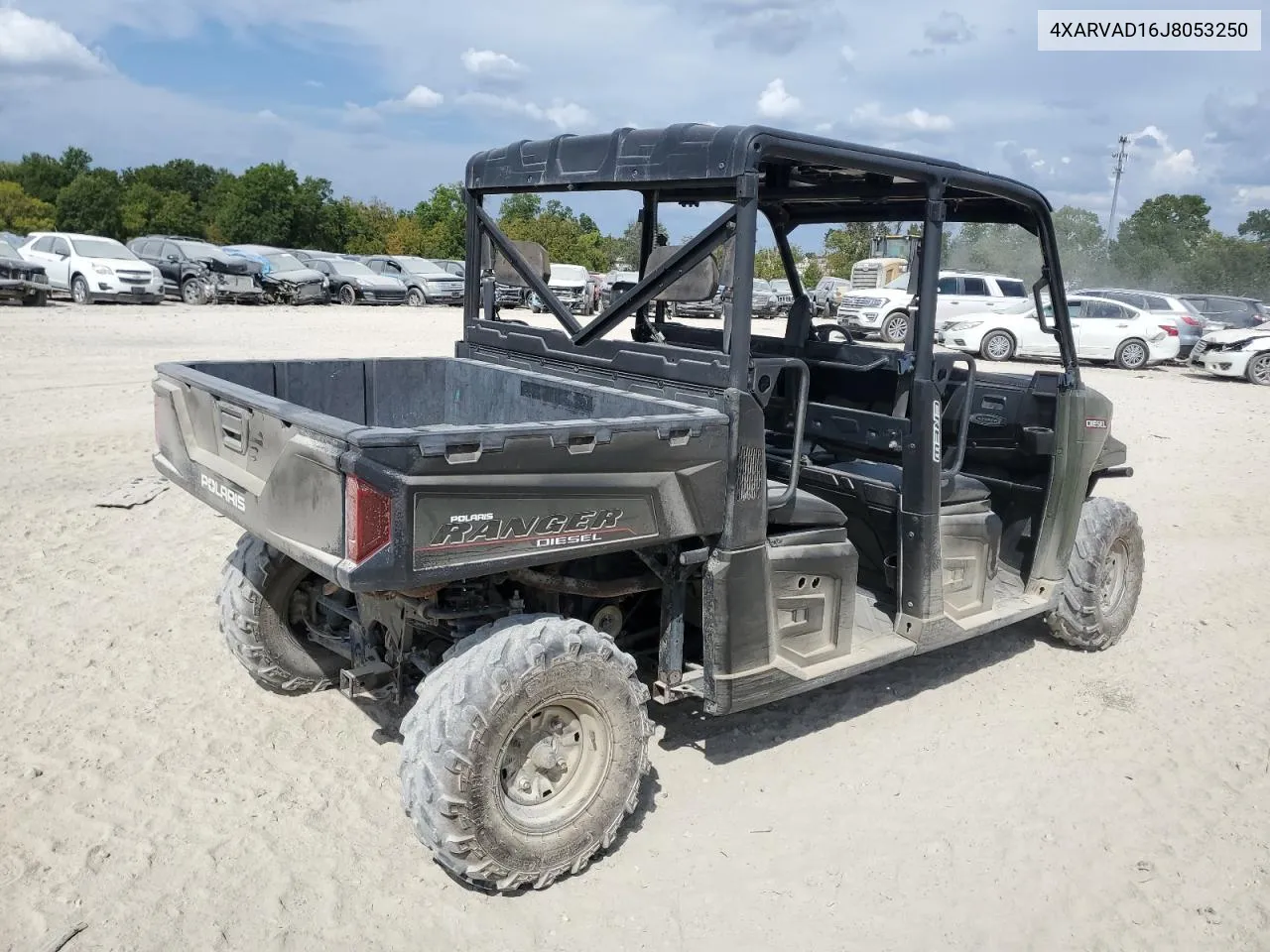 2018 Polaris Ranger Crew Diesel VIN: 4XARVAD16J8053250 Lot: 71930554