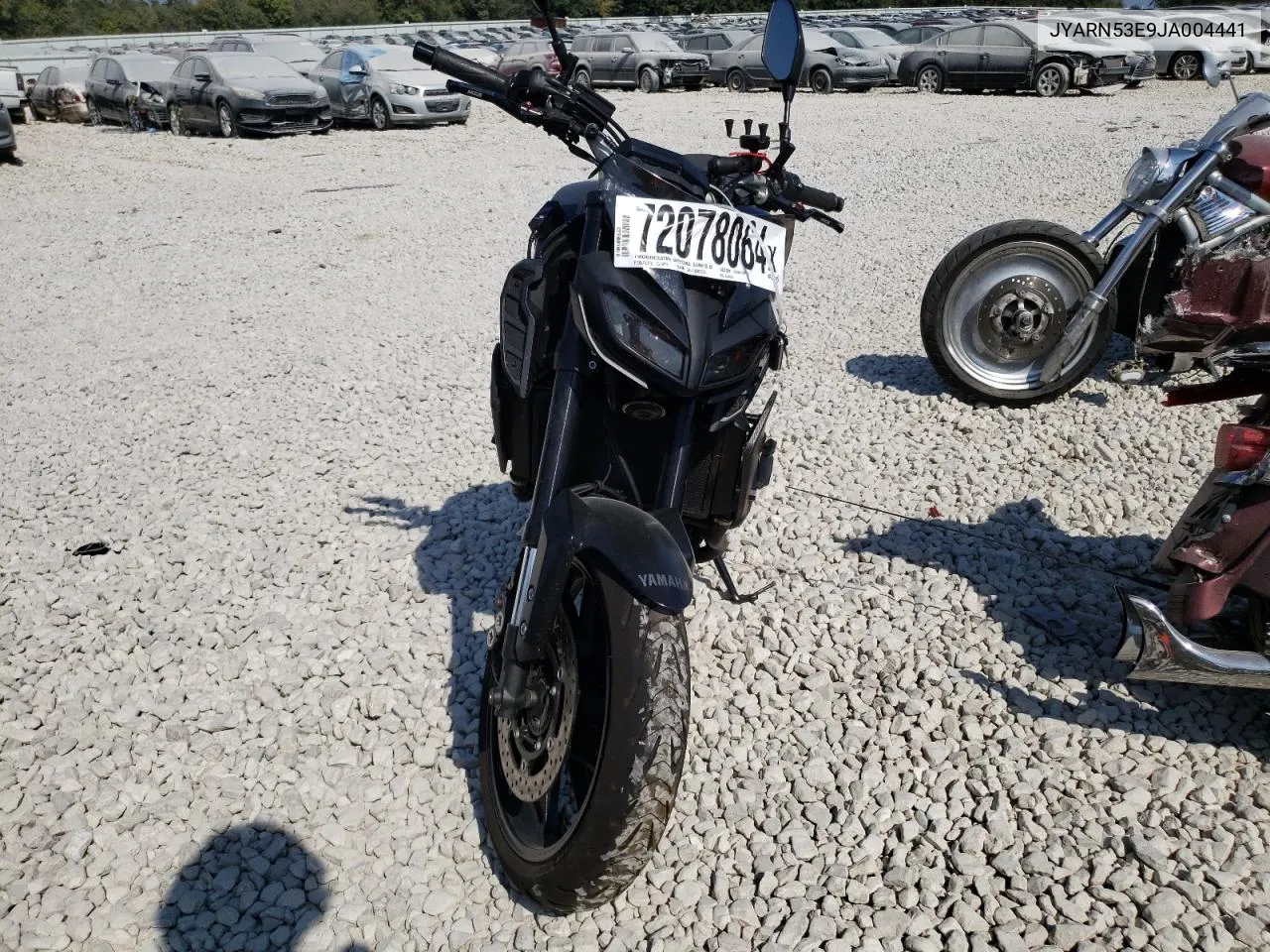 2018 Yamaha Mt09 VIN: JYARN53E9JA004441 Lot: 72078064