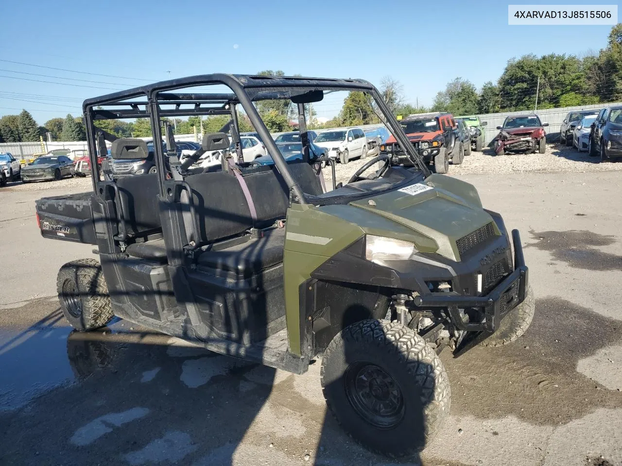 2018 Polaris Ranger Crew Diesel VIN: 4XARVAD13J8515506 Lot: 72319354