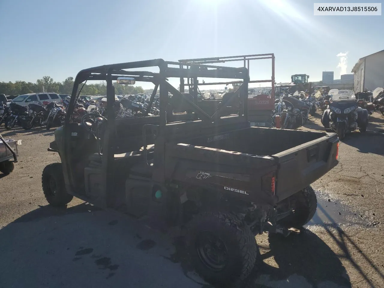 2018 Polaris Ranger Crew Diesel VIN: 4XARVAD13J8515506 Lot: 72319354