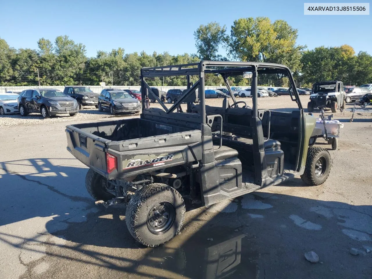 2018 Polaris Ranger Crew Diesel VIN: 4XARVAD13J8515506 Lot: 72319354