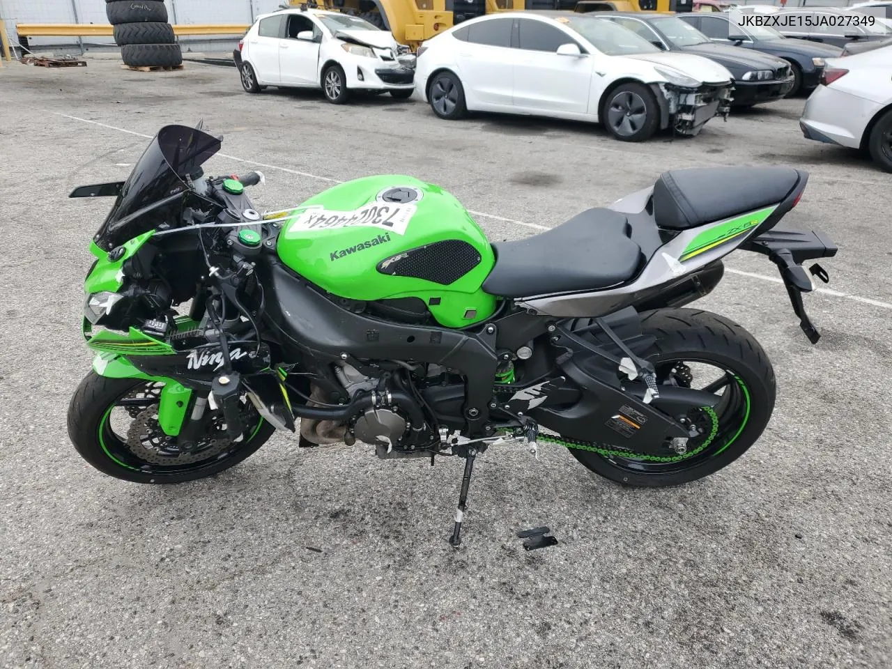 2018 Kawasaki Zx636 E VIN: JKBZXJE15JA027349 Lot: 73024464