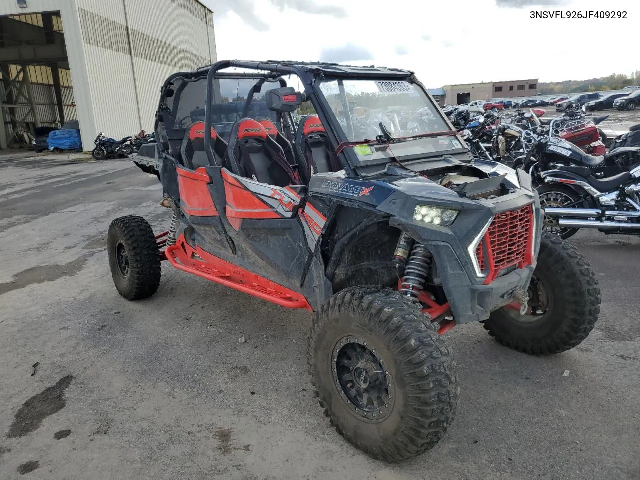 2018 Polaris Rzr Xp 4 Turbo Eps Dynamix Edition VIN: 3NSVFL926JF409292 Lot: 73084363