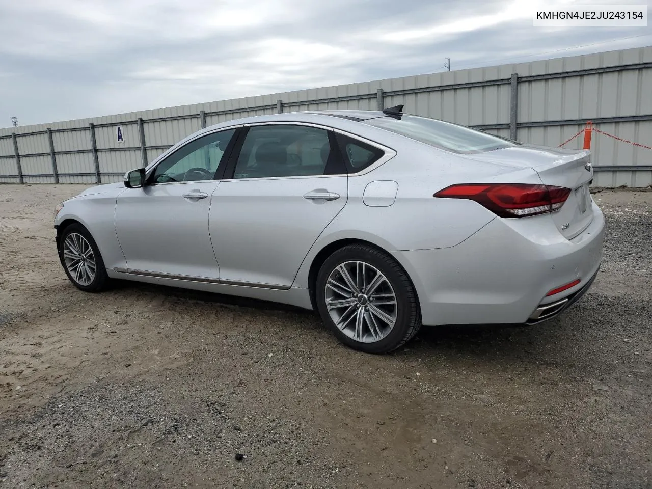 2018 Genesis G80 Base VIN: KMHGN4JE2JU243154 Lot: 73503304