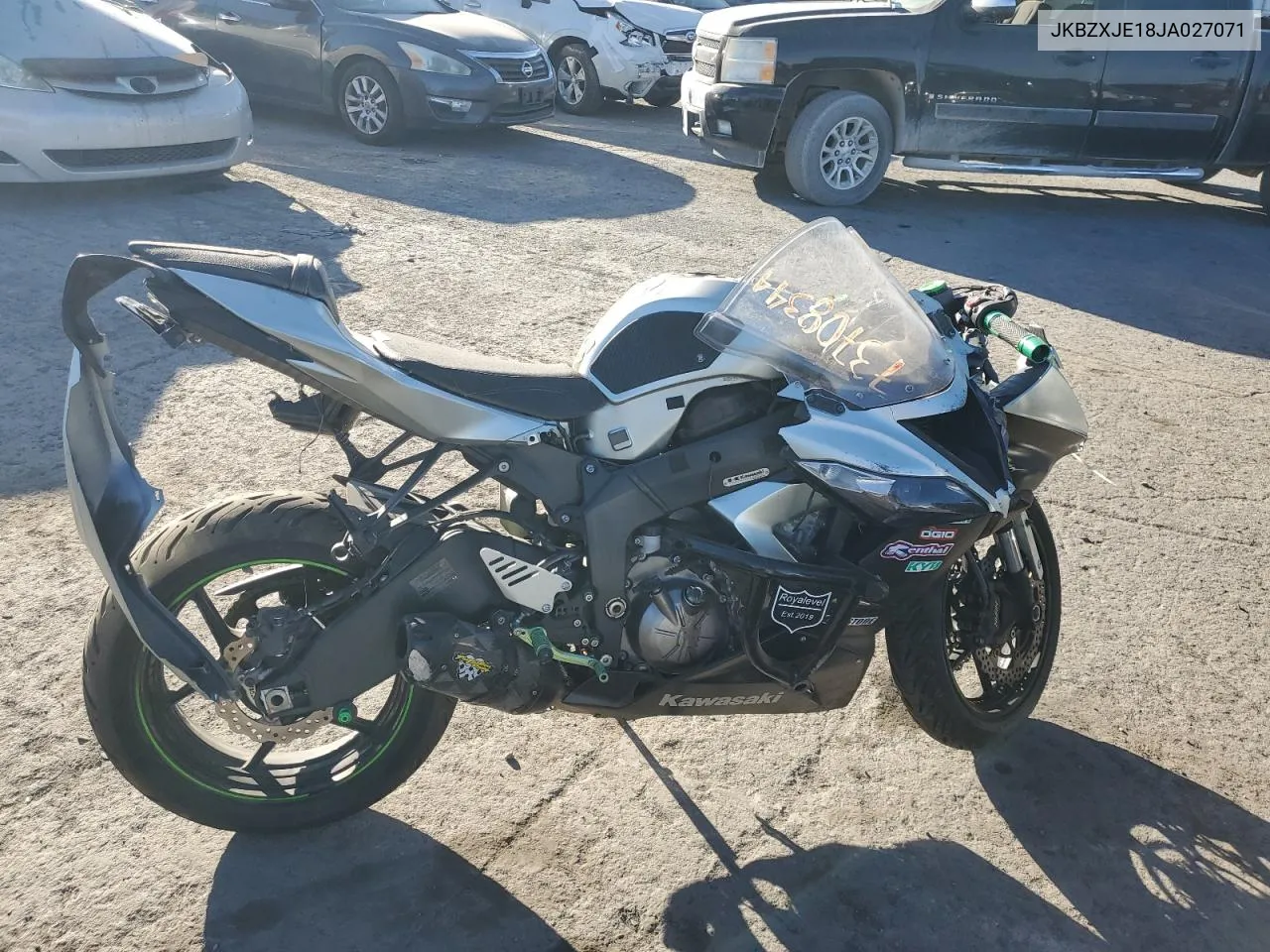 JKBZXJE18JA027071 2018 Kawasaki Zx636 E