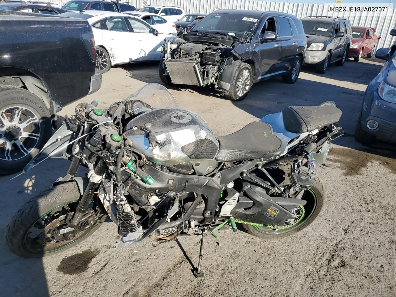 2018 Kawasaki Zx636 E VIN: JKBZXJE18JA027071 Lot: 73708344