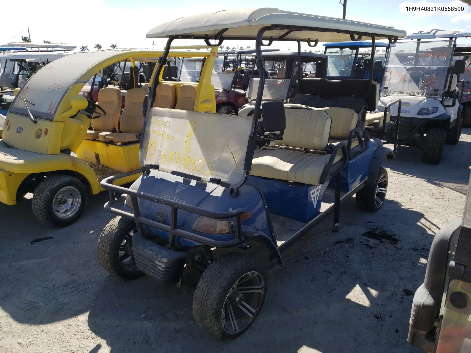 2019 Redb Golfcart VIN: 1H9H40821K0568590 Lot: 53983484