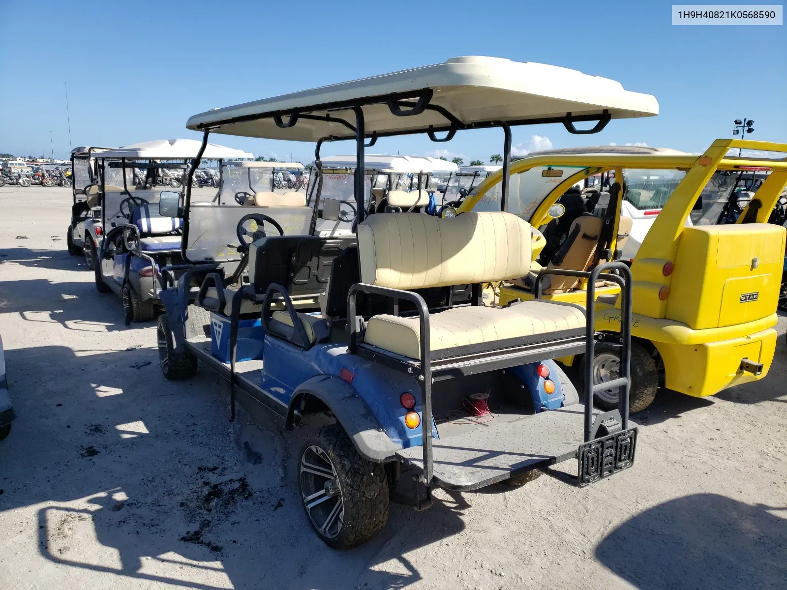 2019 Redb Golfcart VIN: 1H9H40821K0568590 Lot: 53983484