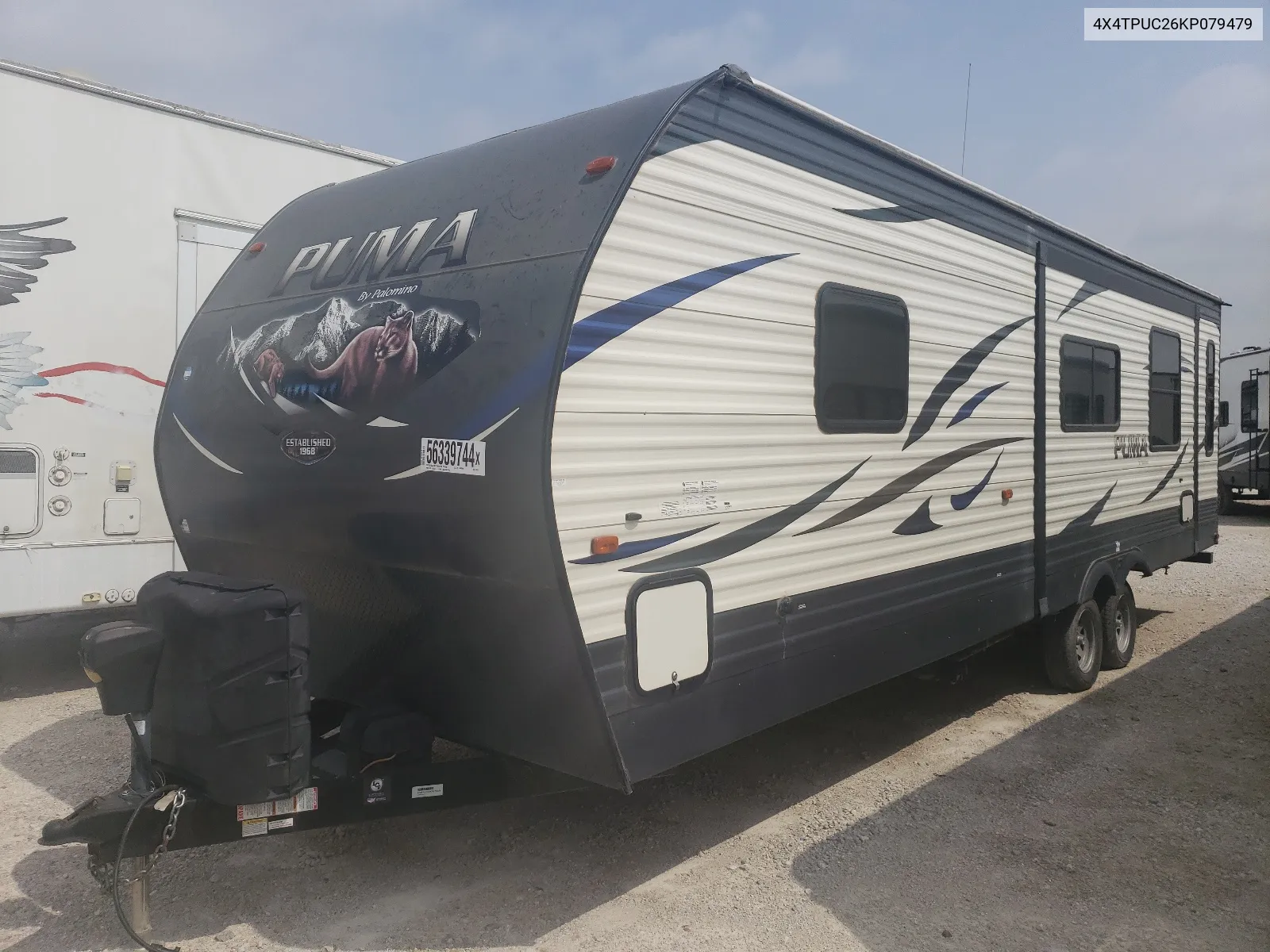 2019 Puma Trailer VIN: 4X4TPUC26KP079479 Lot: 56339744