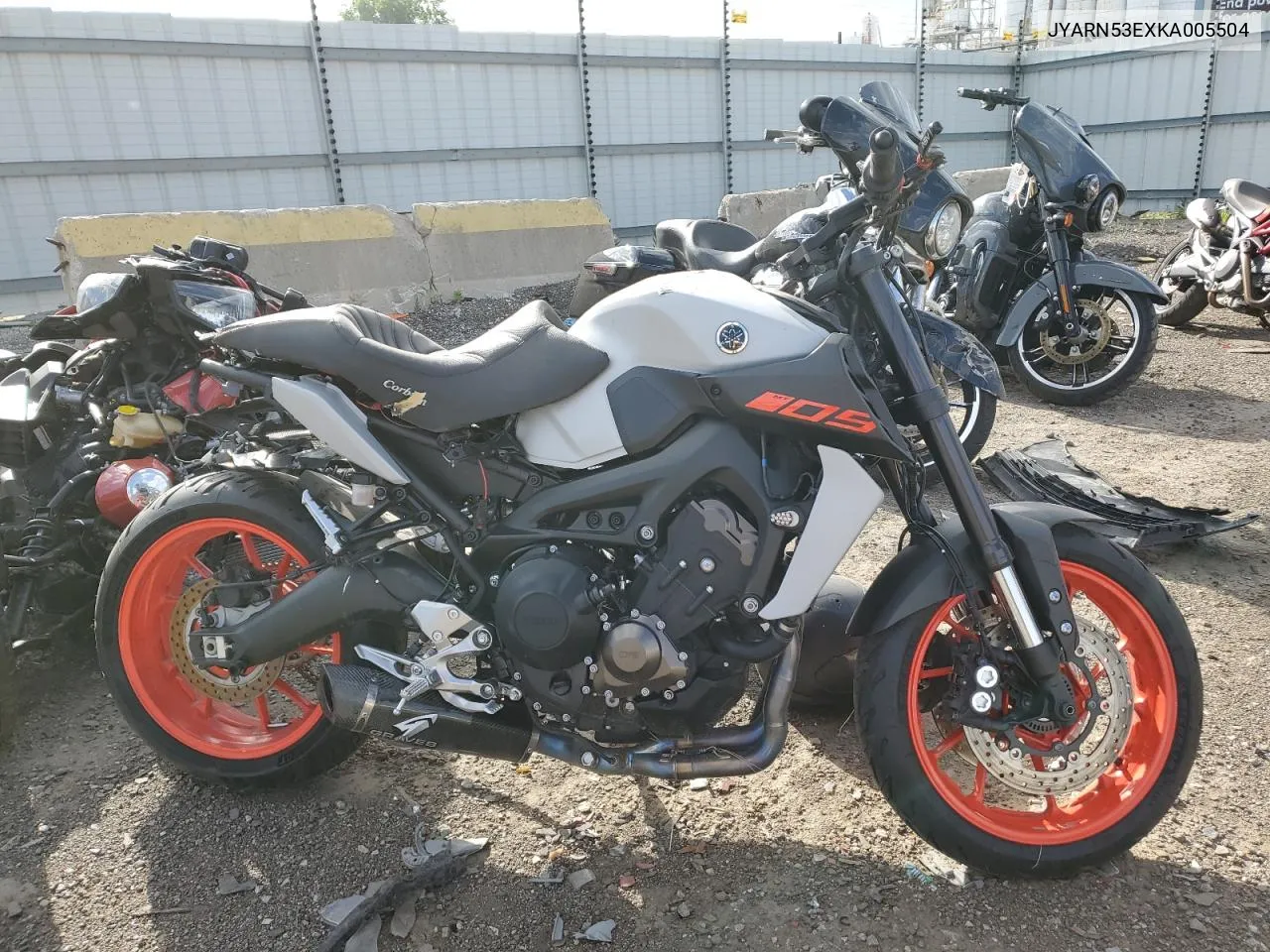 2019 Yamaha Mt09 VIN: JYARN53EXKA005504 Lot: 56906754