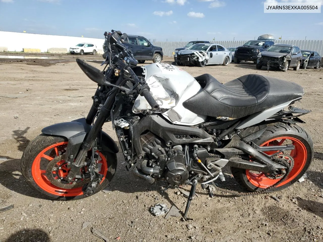 2019 Yamaha Mt09 VIN: JYARN53EXKA005504 Lot: 56906754