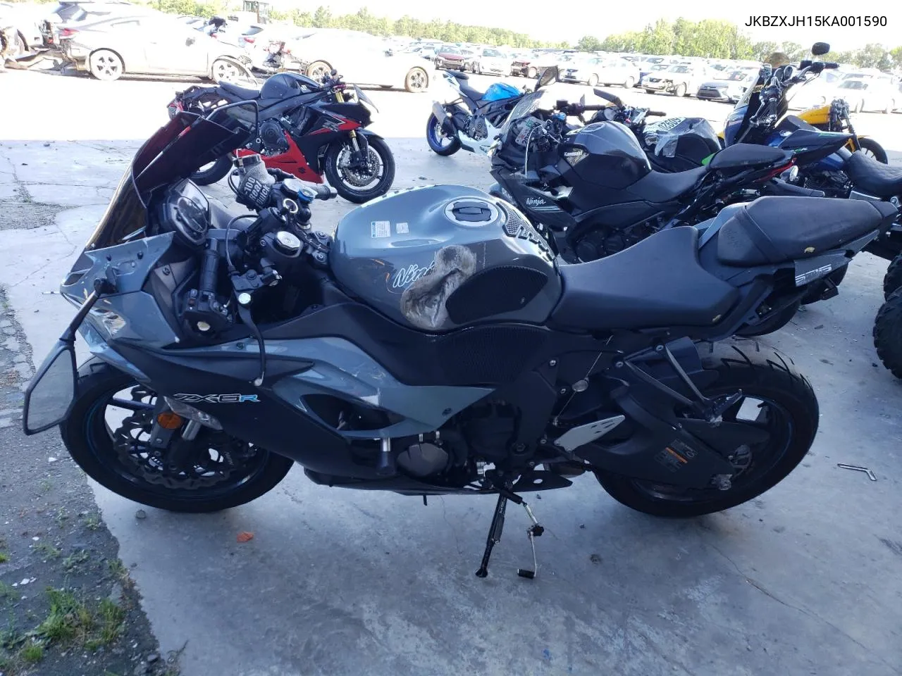 2019 Kawasaki Zx636 K VIN: JKBZXJH15KA001590 Lot: 61236644