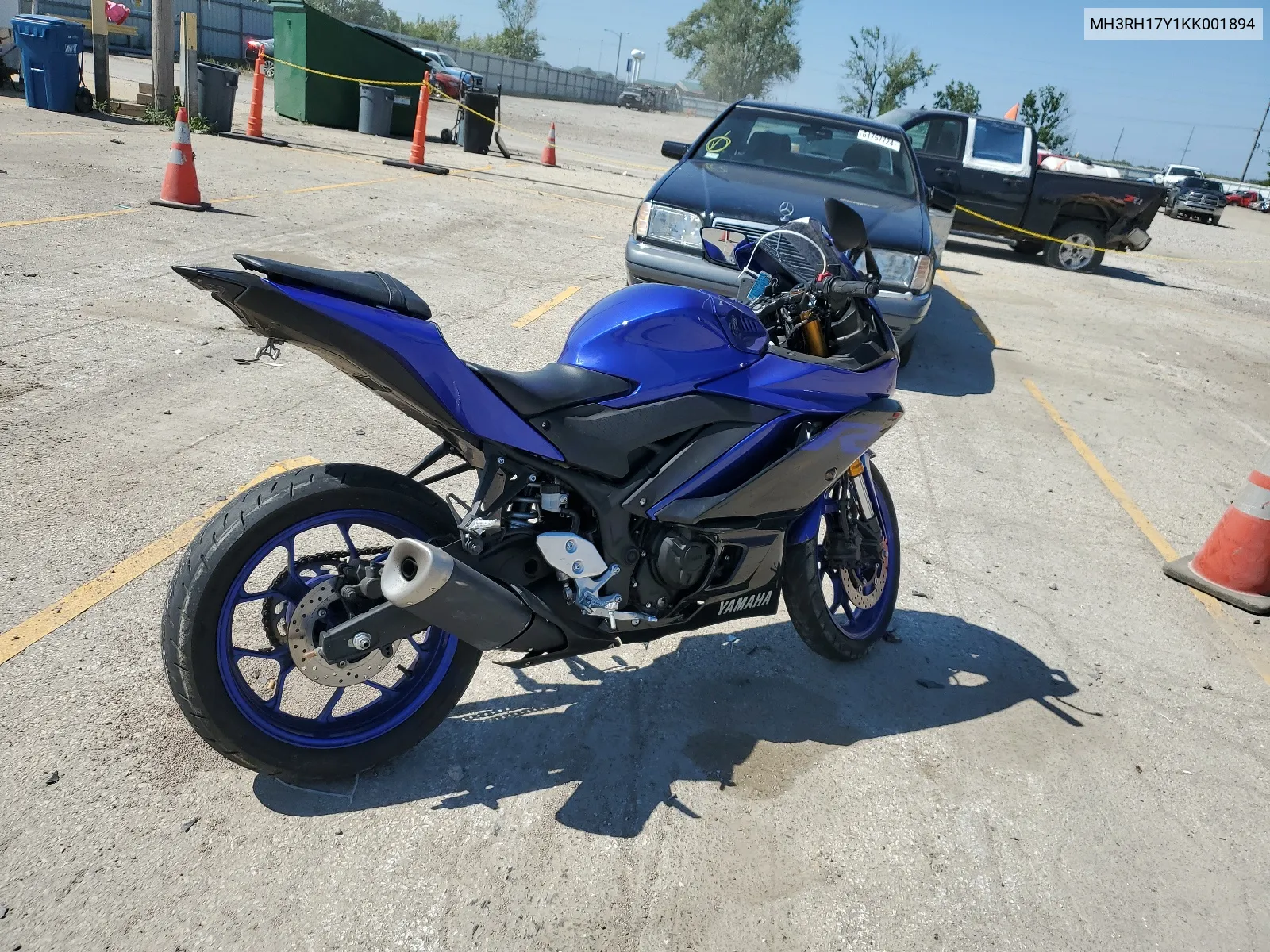 2019 Yamaha Yzfr3 VIN: MH3RH17Y1KK001894 Lot: 61766534